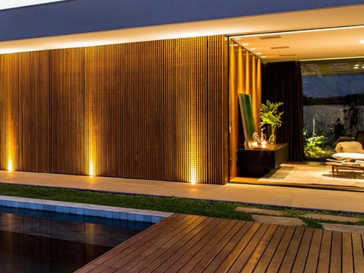Fachada residencial moderna